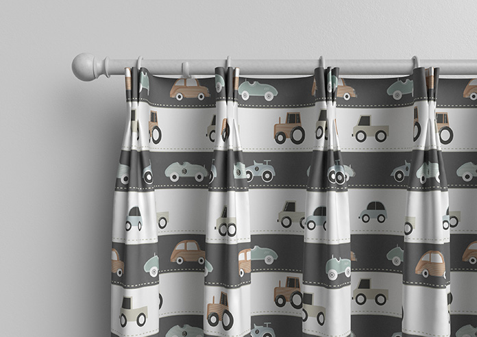 Brum Brum, Vintage - Made to Measure Curtains - Image 11
